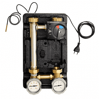 Смесительная насосная группа MEIBES MK 1" с электронным термостатом 0-95C без насоса