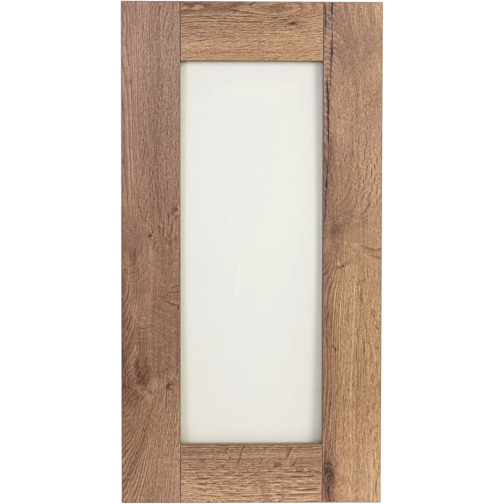 Фасад-витрина кухонного шкафа Рошаль 39.7x76.5 см KONSENSA ЛДСП цвет темное дерево STLM-2117904 - Вид №3