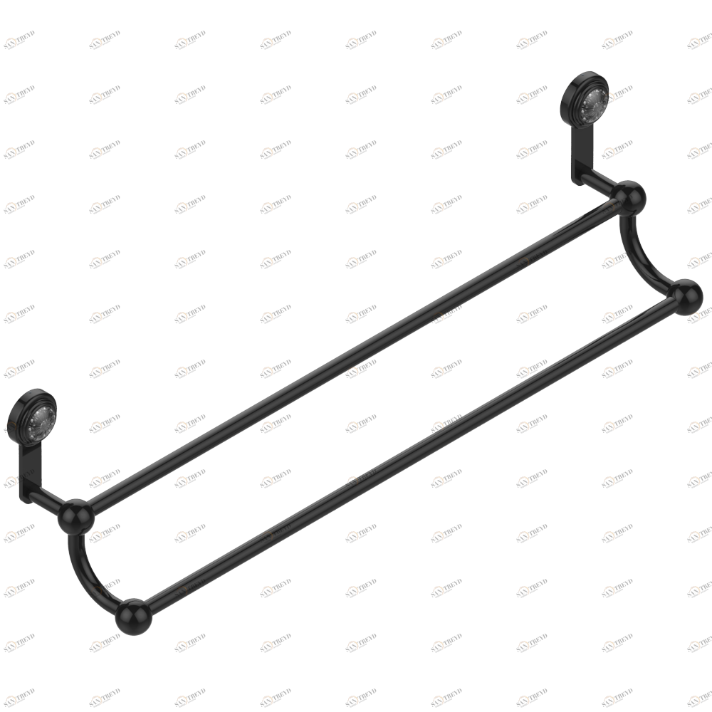 A41-516 Полотенцедержатель - 2 фиксированные рейки 70 cм, диаметр : 16 мм Thg-paris Dahlia Покрытие PVD бронза A41-516 CAT.F