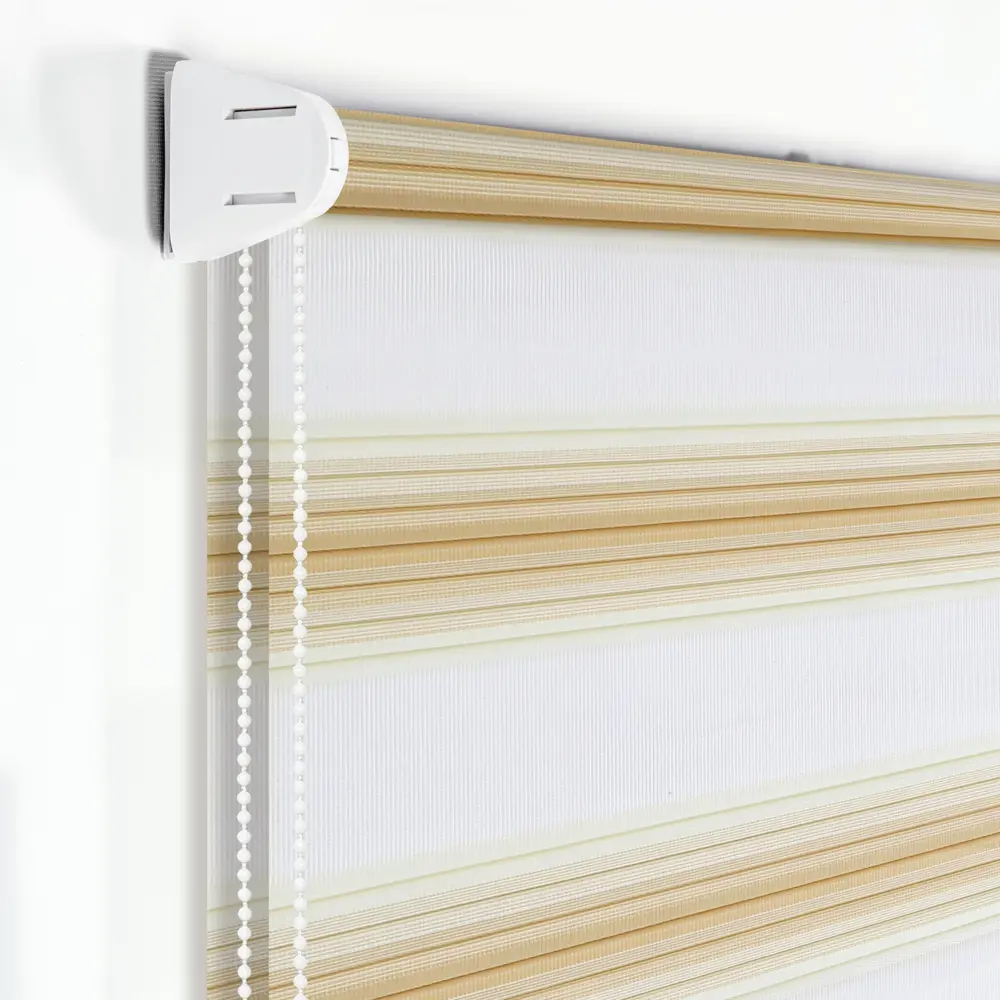 Штора рулонная день-ночь Palermo 60x250 см бежевая MIAMOZA Д/н Palermo STLM-2147643 - Вид №1