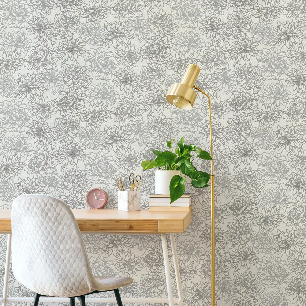 Обои флизелиновые Аспект Ру Фрезия серые 1.06 м 30205-14 STLM-2196570 - Вид №2