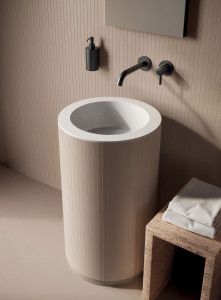 Отдельно стоящий круглый умывальник