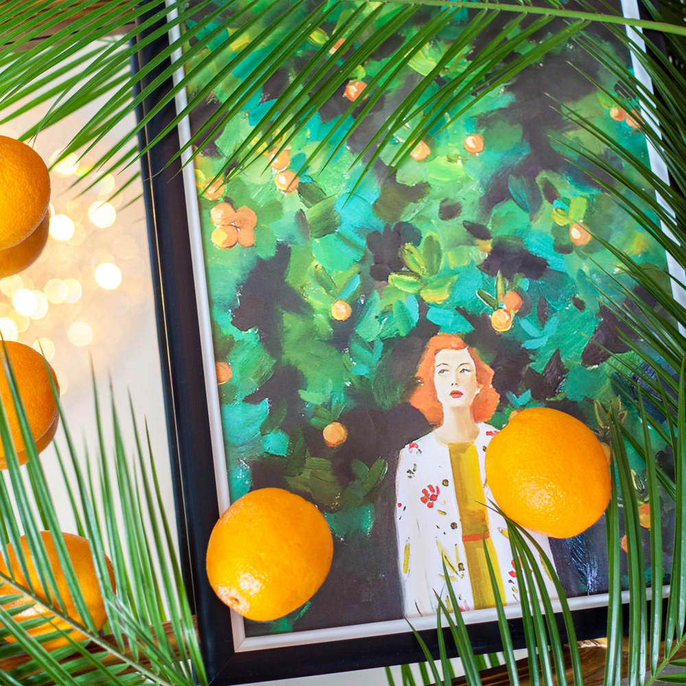 828199948_1818 Арт-постер "30 апельсинов" Object Desire  - Вид №1