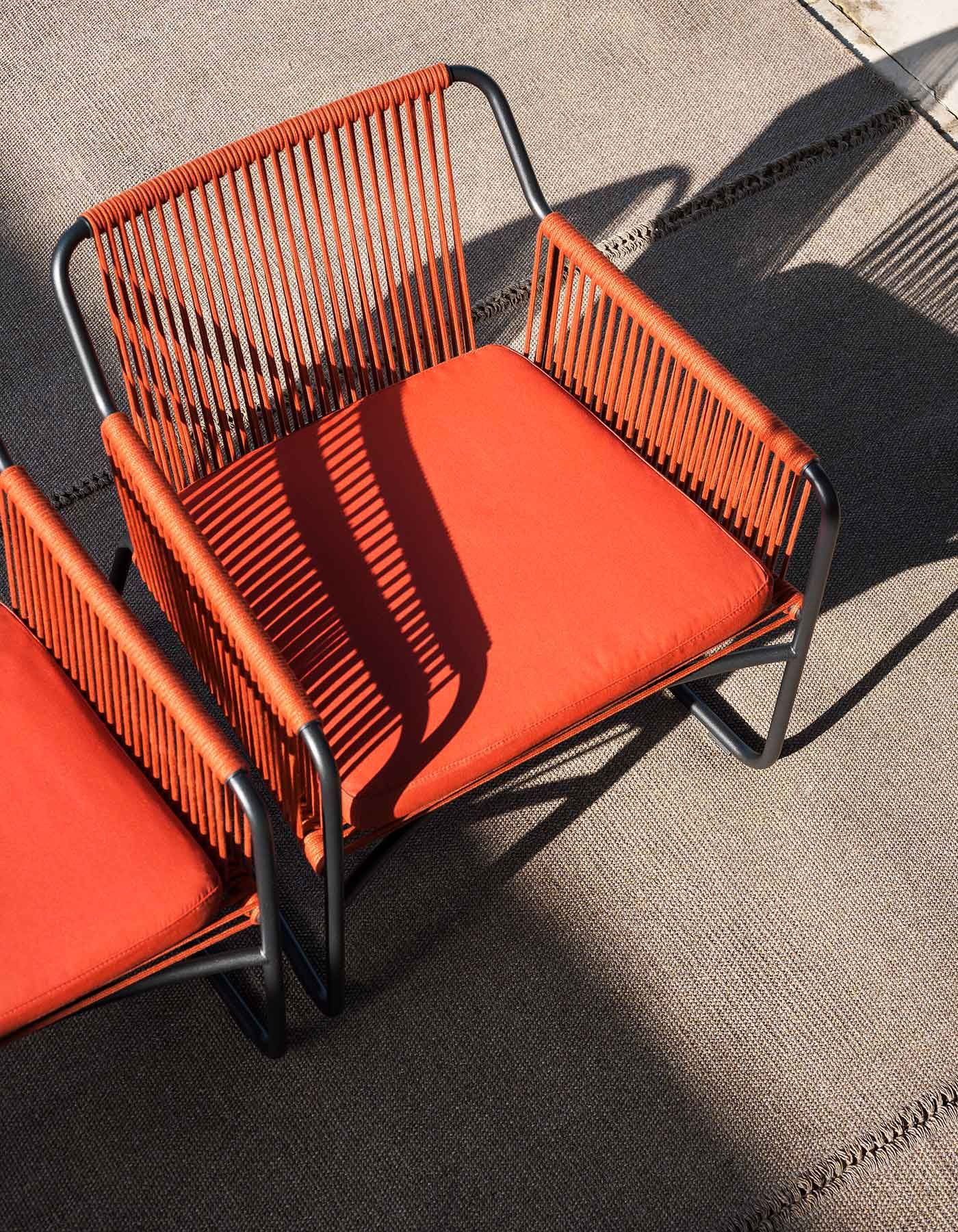 Веревочный садовый стул с подлокотниками RODA Harp ARCH-00119673 - Вид №4