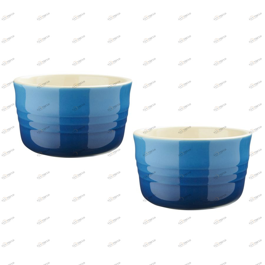 Набор рамекинов Le Creuset, каменная керамика, 2 шт., голубой 91002800310000
