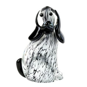 3862 ORIGINALMURANOGLASS Фигурка Собака Далматинец - Животные - муранское стекло OMG 5 см
