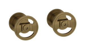 Встроенный смеситель для душа на 2 отверстия на 1 потребителя. WE ARE IB b1400mb Modern Bronze Bold