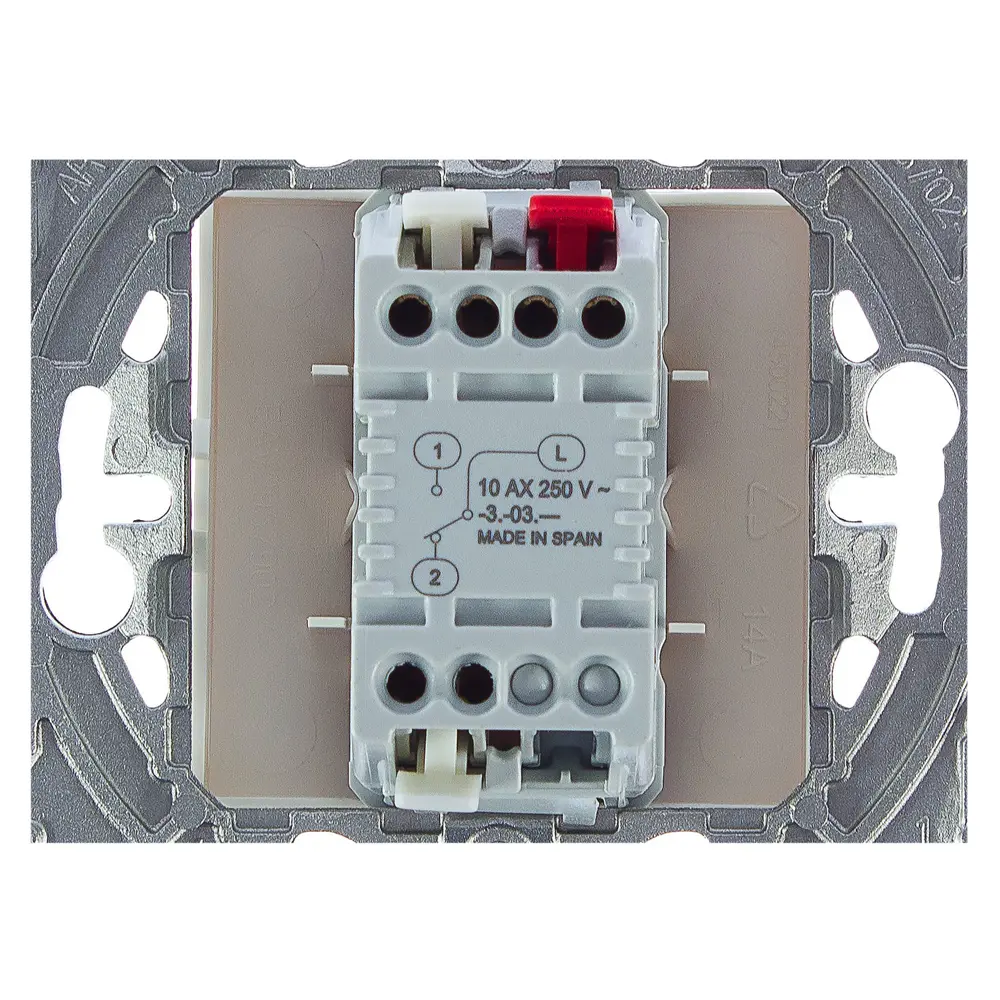 Выключатель проходной встраиваемый Systeme Electric Unica 1 клавиша, цвет бежевый STLM-2201574 - Вид №4