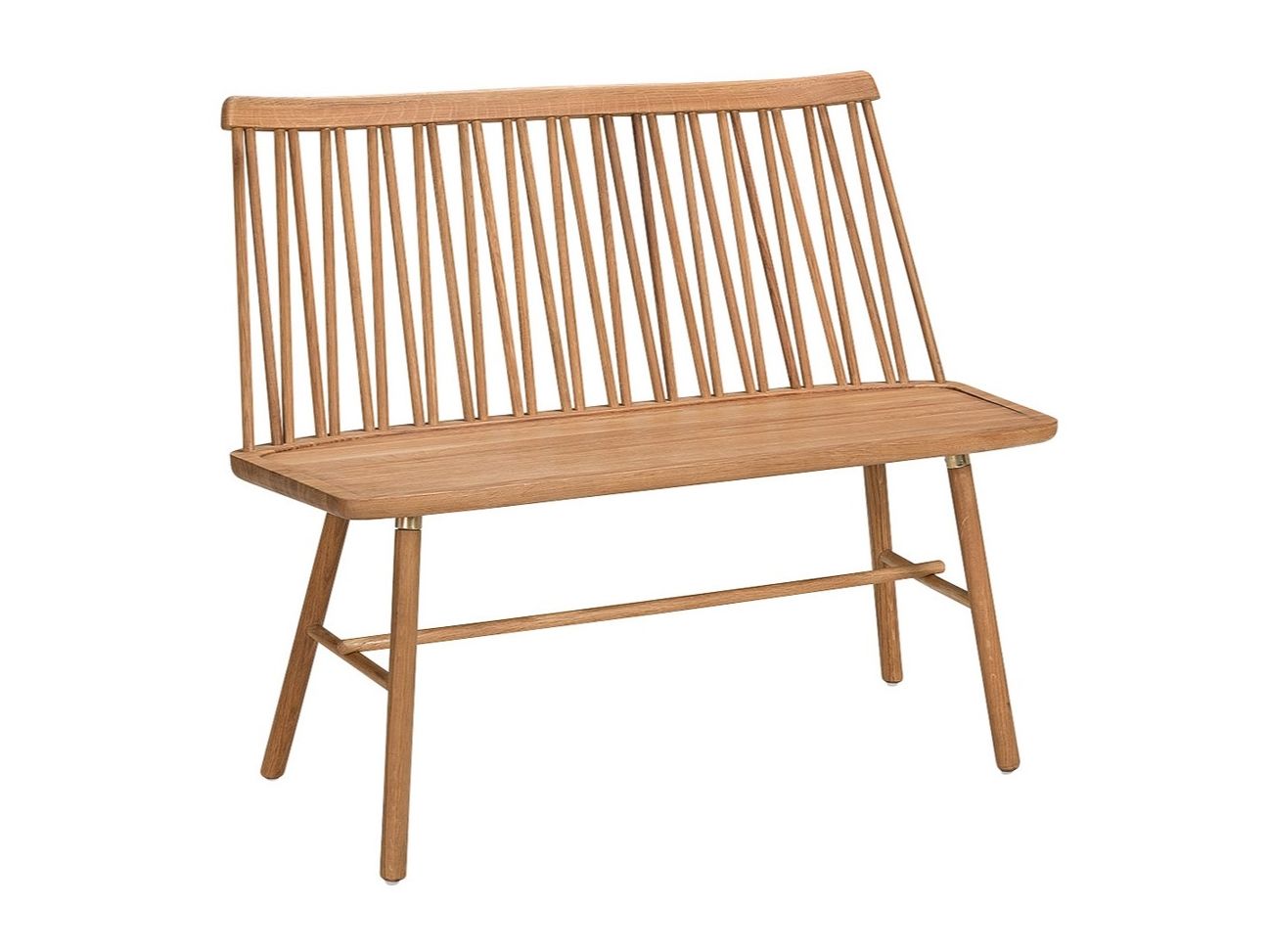 Дубовая скамья со спинкой Hans K ZigZag ARCH-00037363