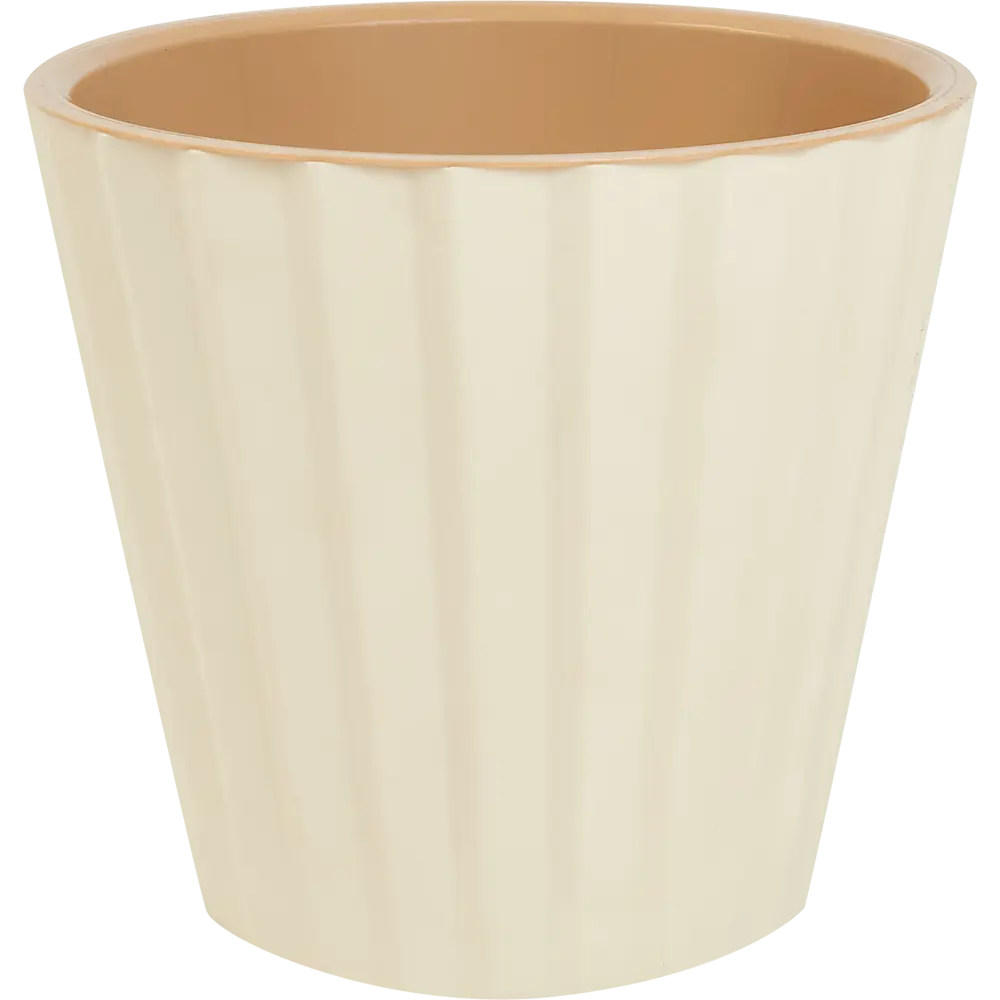 Горшок цветочный Ingreen Sand ø16 h14.6 см v2 пластик сливочный STLM-2126859