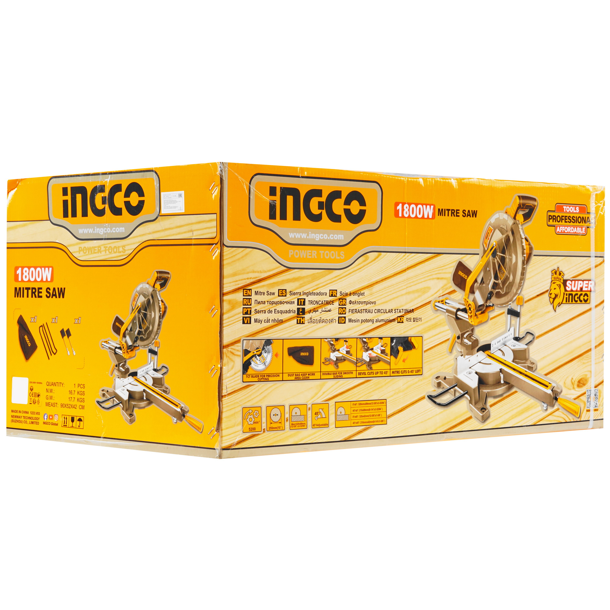 Торцовочная пила  INGCO BM2S180017 INDUSTRIAL 9213741 STDN-0106116 - Вид №9