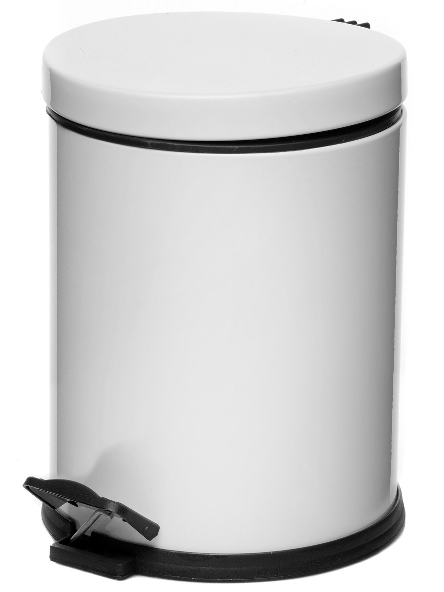 Вёдра с педалью и крышкой Aquila 5L White NAVAKO 11027