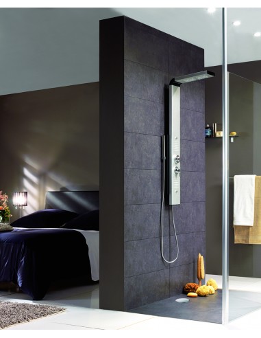 576800 000 00  Умный трап для душа Сверхплоский трап для поддона D 90 мм, H 48 мм, приклеить, хромированный Valentin Хром  - Вид №3