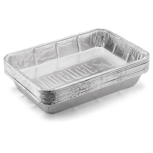 Поддоны алюминиевые Weber большие 10 шт.