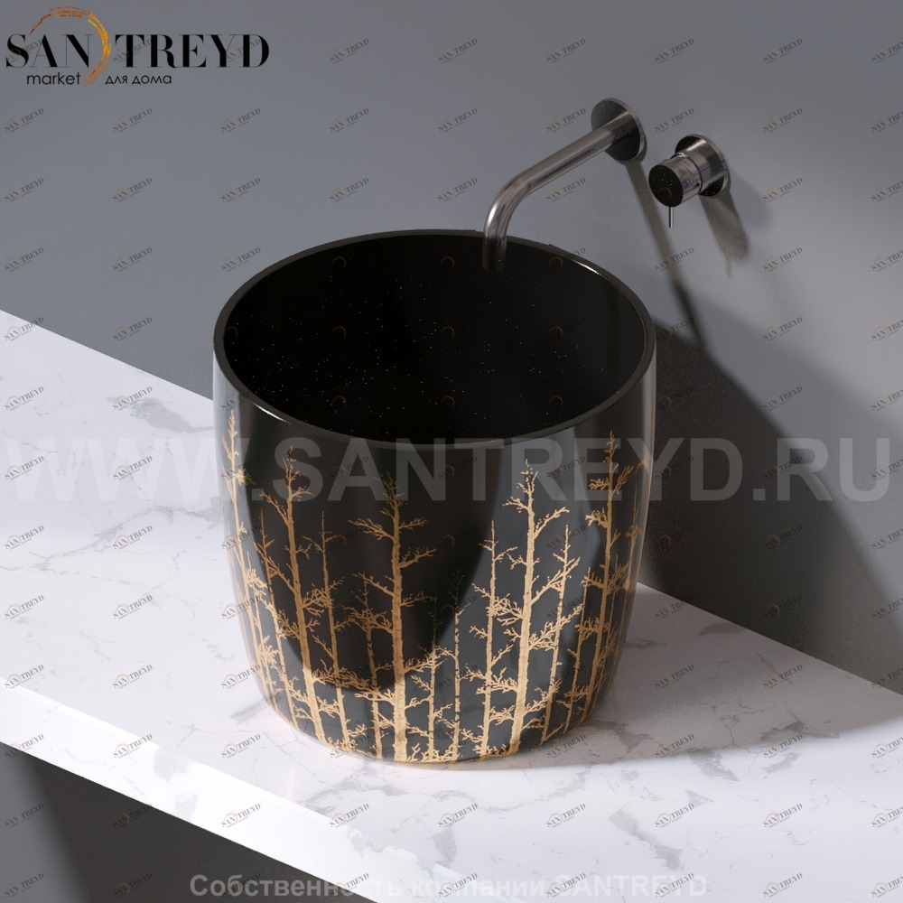 L106.406G Накладная раковина на столешницу  овальная A. e T. Italia PILLAR AeT ITALIA