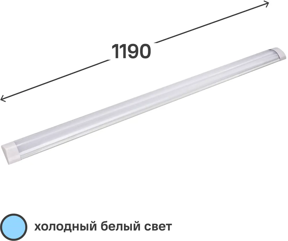TDM ELECTRIC Линейный светильник с датчиком движения 1190 мм 82660845