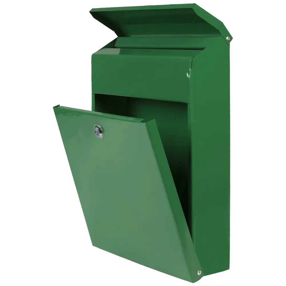 Ящик почтовый, сталь, цвет зелёный Santreyd STLM-2186745 - Вид №1