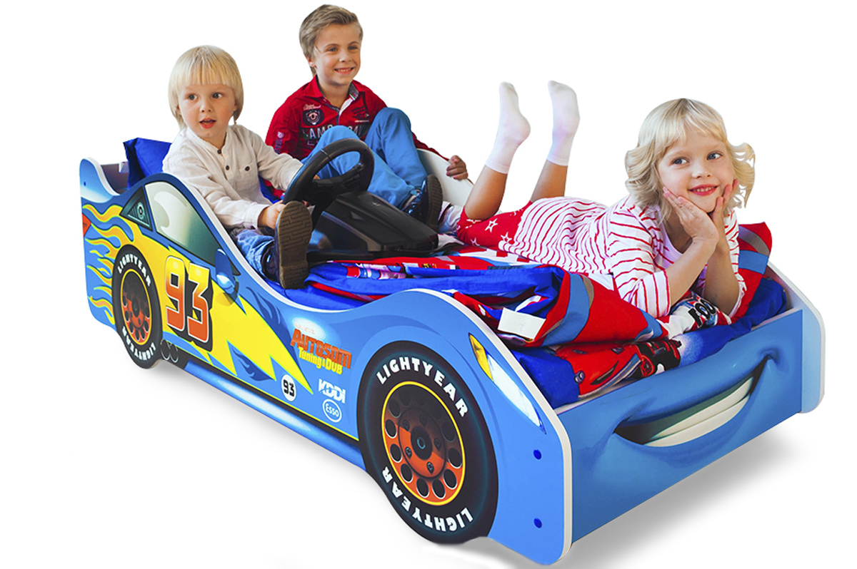 Детская кровать-машина "Тачка" синяя БЕЛЬМАРКО  326751 Синий Santreyd  - Вид №2