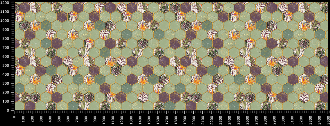 Стеновые панели - Тропики ларч LIGRON LIST146 2273 - Вид №1