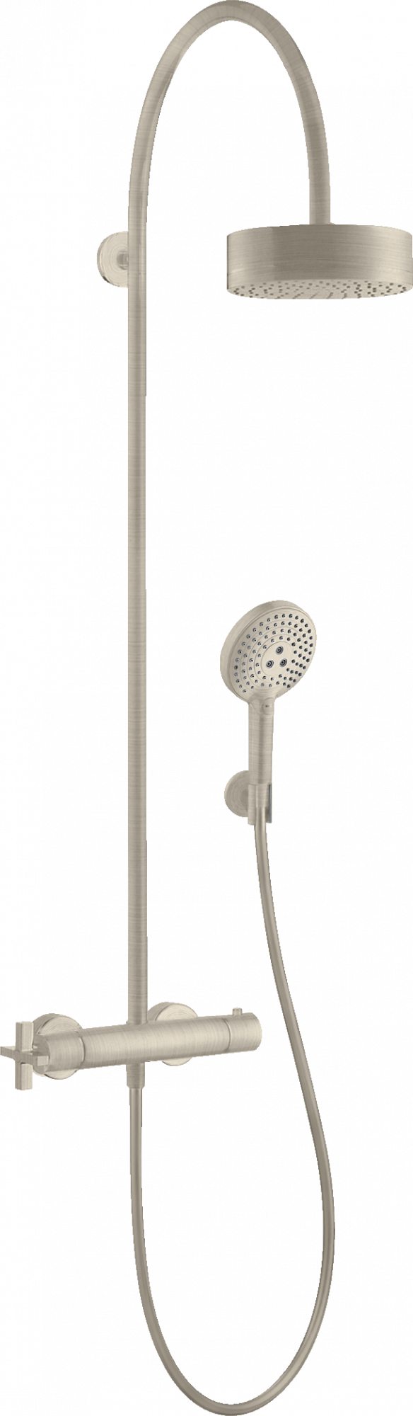 39670820 Showerpipe с термостатом и верхним душем 180 1jet AXOR CITTERIO