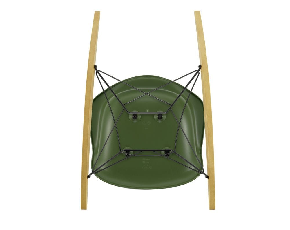 Мягкое тканевое кресло-качалка с подлокотниками VITRA Eames Plastic Chair ARCH-00023828 - Вид №210