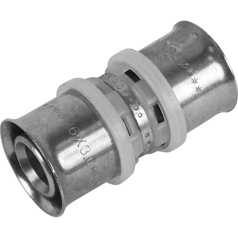 Муфта Valtec 26 мм никелированная латунь VTM.203.N.002626 STLM-2191728