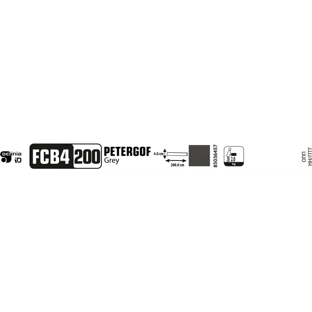 Карниз нижний Delinia ID Петергоф грей 200x4 см ЛДСП цвет серый STLM-2184012 - Вид №10