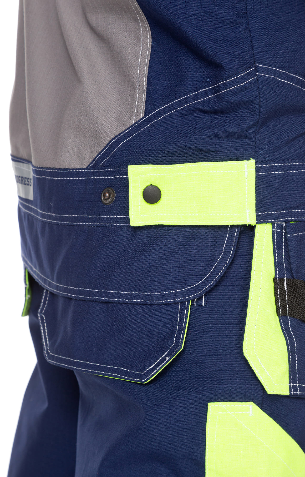 68844 Костюм "Прогресс" темно-синий с серым лимон  Летняя спецодежда  размер 52-54/170-176  - Вид №20