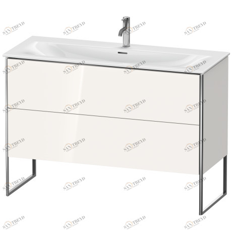 XS452608585 XSquare Тумбочка напольная Белый глянцевый лак Duravit