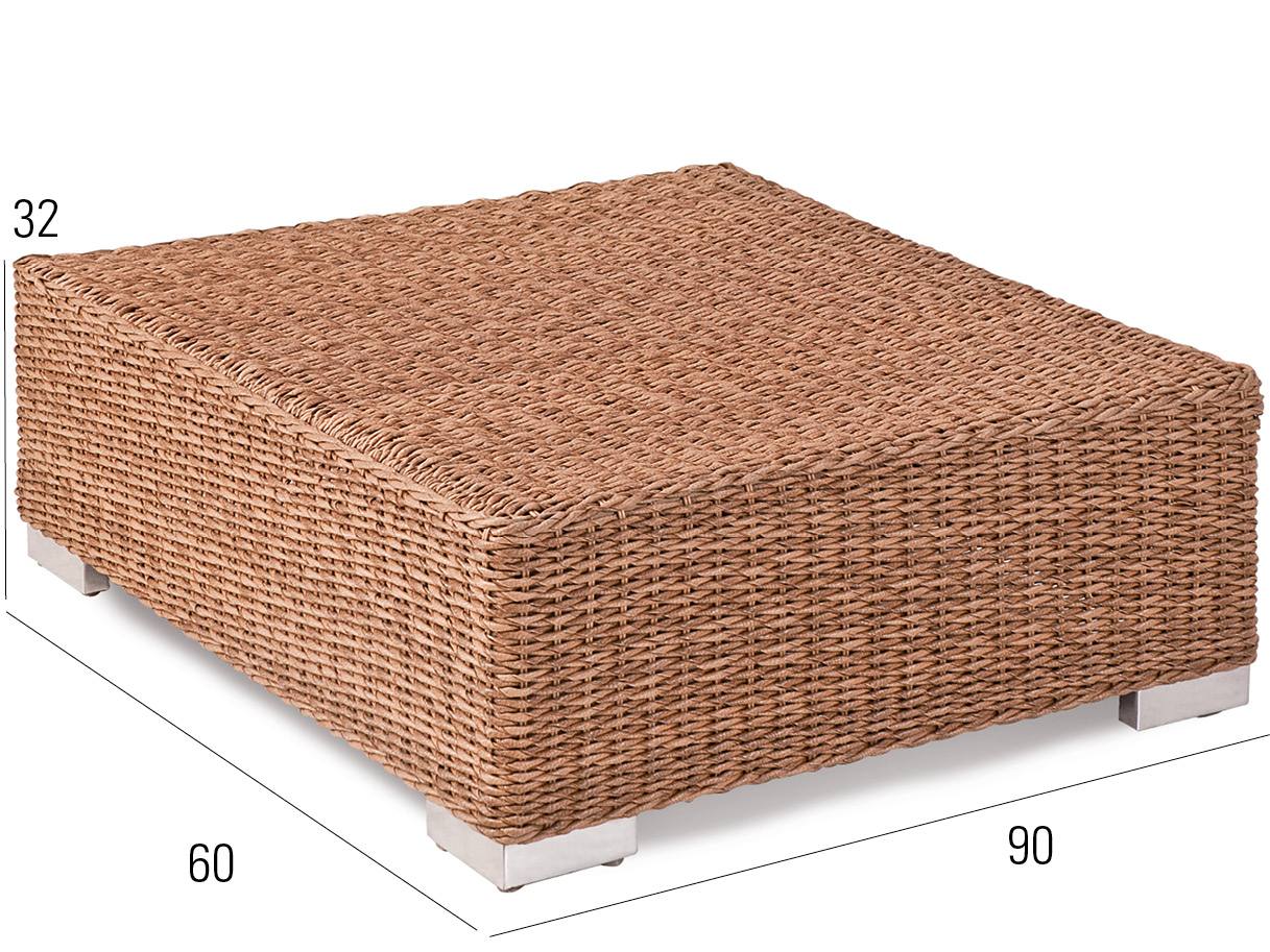 68.00.0454 Журнальный стол Bellini Twist natural 60 x 90 Mbm  - Вид №2