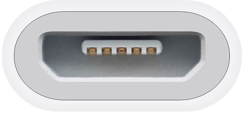 MD820ZM/A Lightning to micro usb adapter Apple Santreyd  - Вид №1