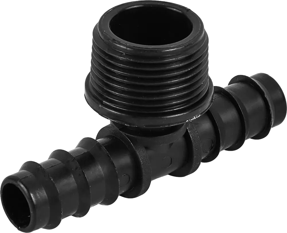 Тройник BOUTTE для систем капельного полива 16 мм с резьбой 3/4" 87270967