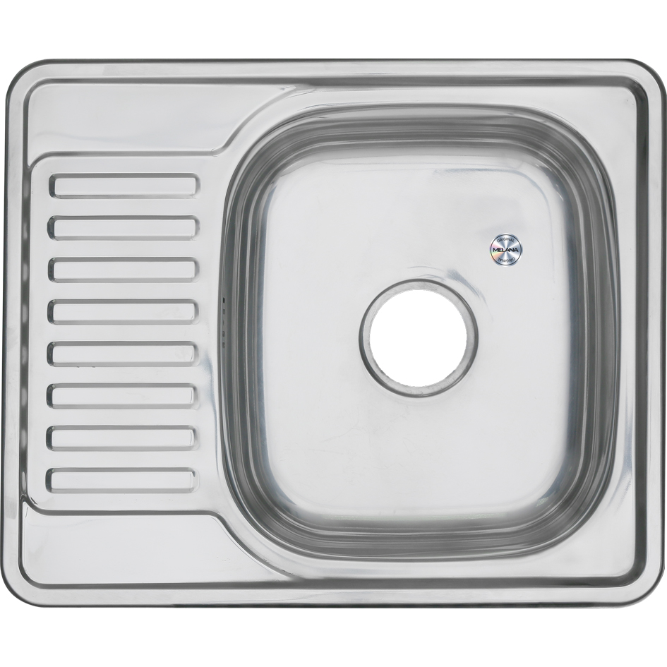 Мойка 5848 U MELANA 0,8/180 врезная прямоугольная с сифоном (089 t *10) 089 t (*10) - Вид №1