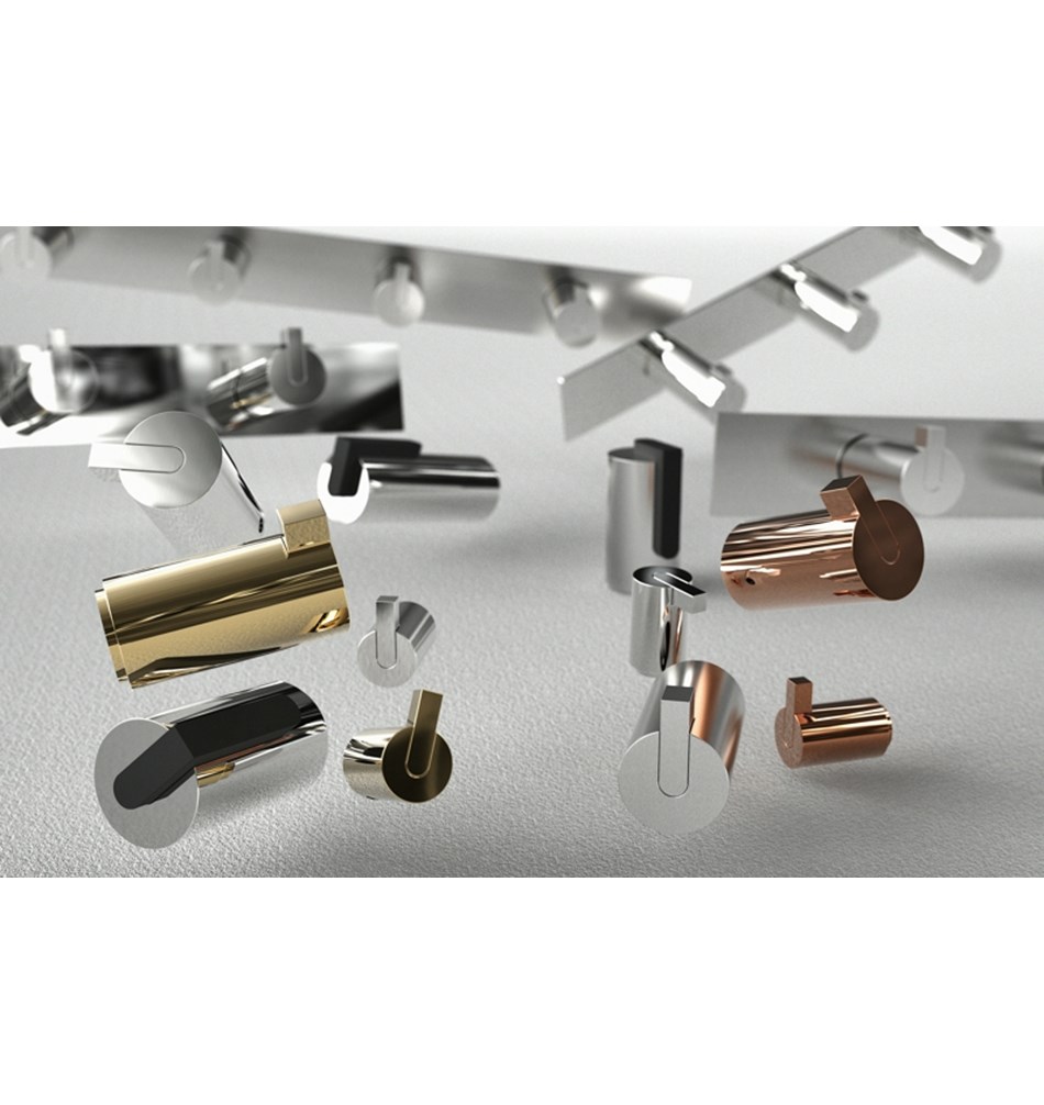 FROST Крючок 6L x 2 » полированный. Нержавеющая сталь Полированный O1902-1  - Вид №2