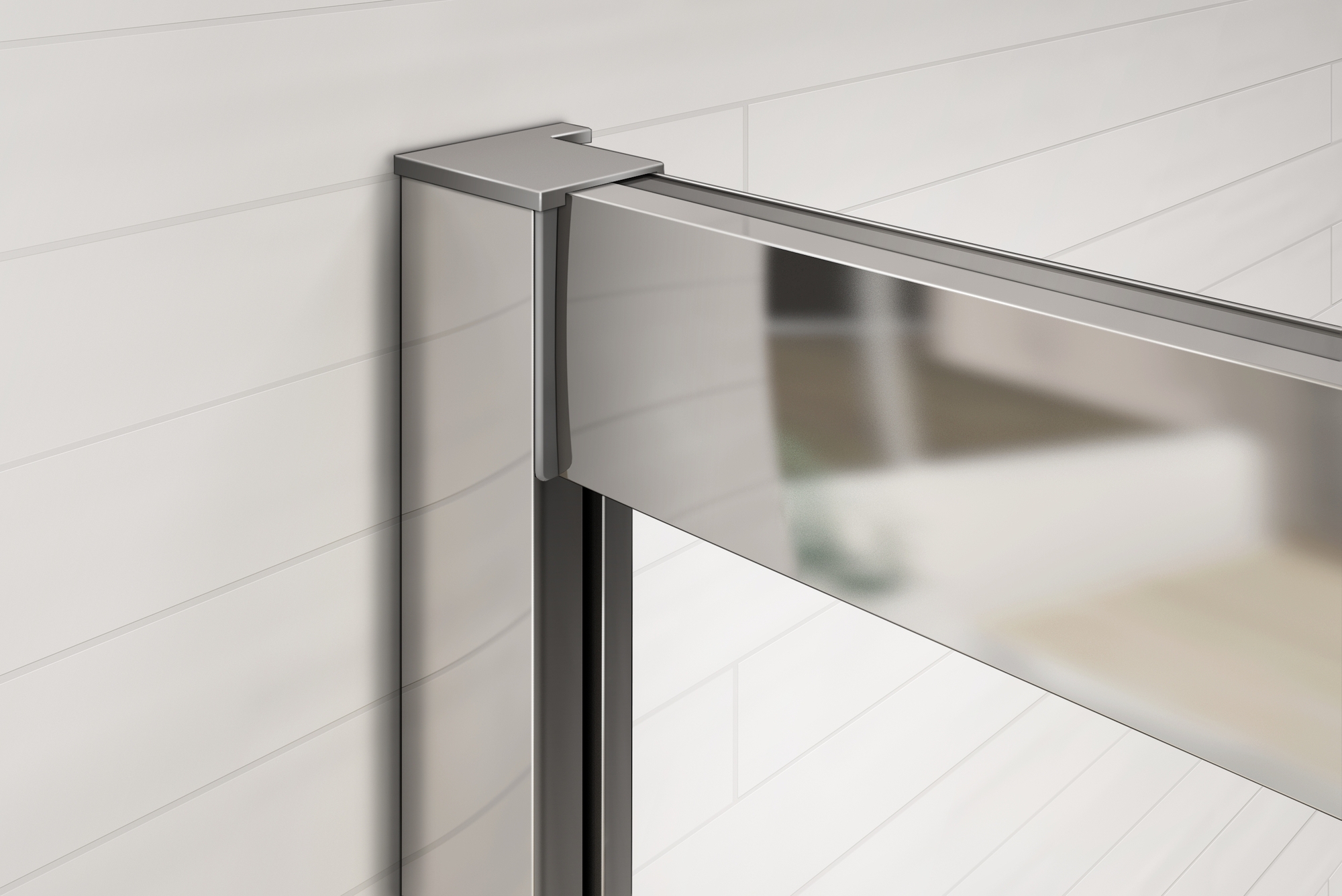 Душевая дверь в нишу CEZARES PRATICO-BF-2-190-P-Cr - Вид №7