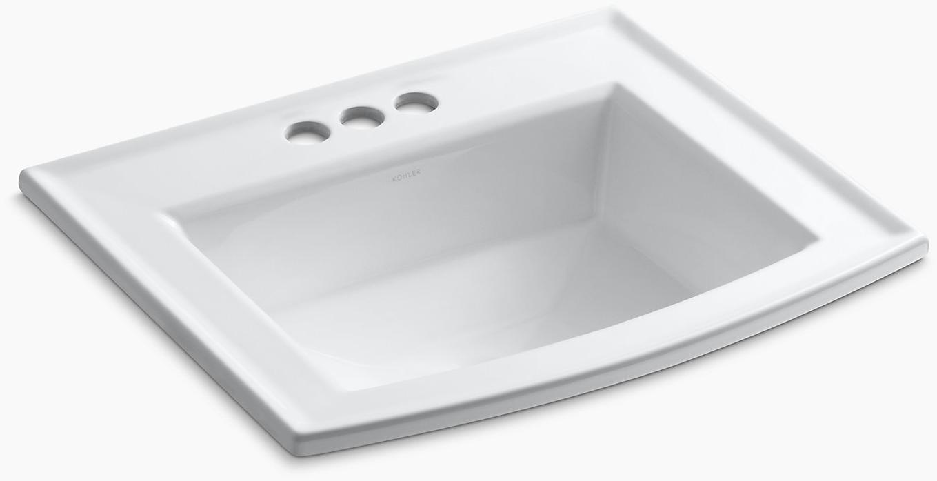 K-2356-4-G9 Накладная раковина на столешницу  прямоугольная Kohler  - Вид №1