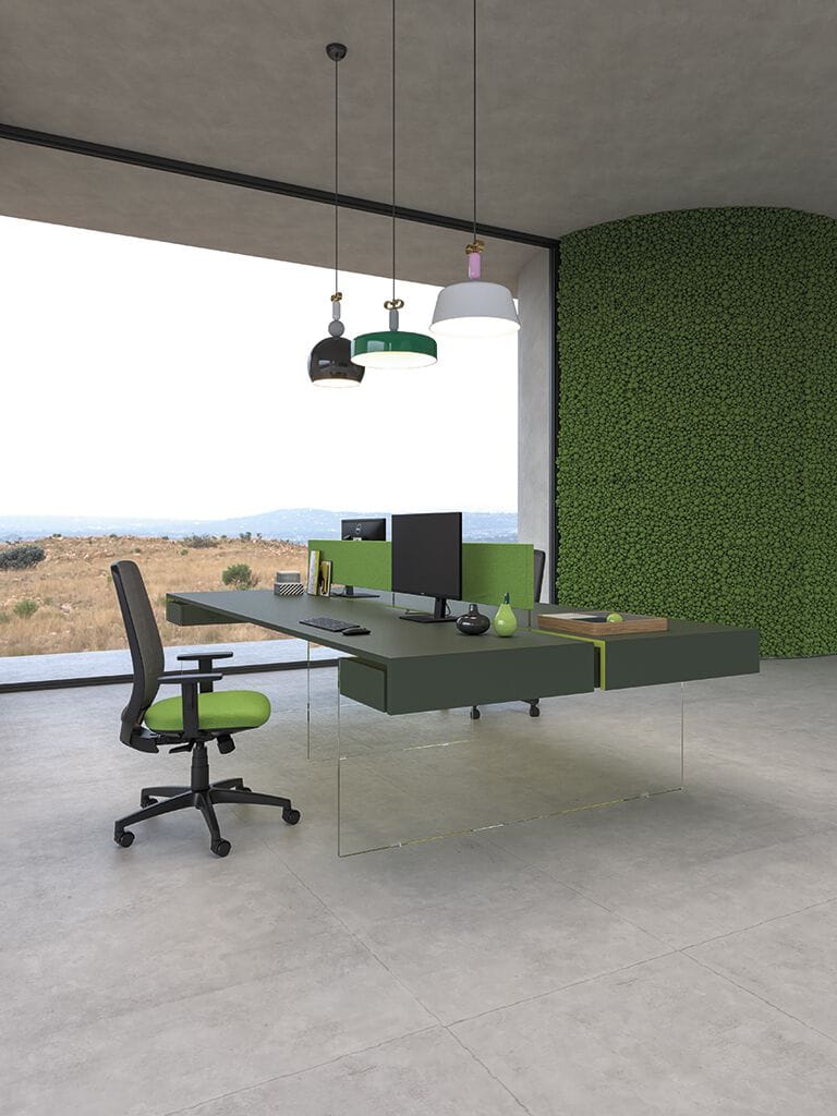 Секционный стол из дерева и стекла ESTEL GROUP HORIZON ARCH-00001743 - Вид №1