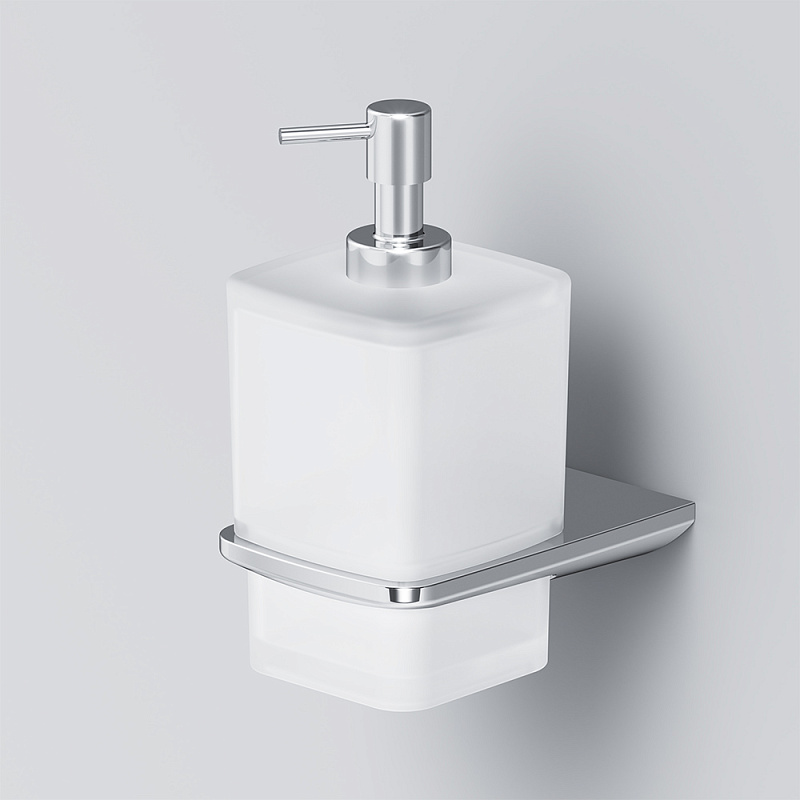 A50A36900 Стеклянный диспенсер для жидкого мыла с настенным держателем хром шт AM.PM Inspire 2.0  - Вид №2