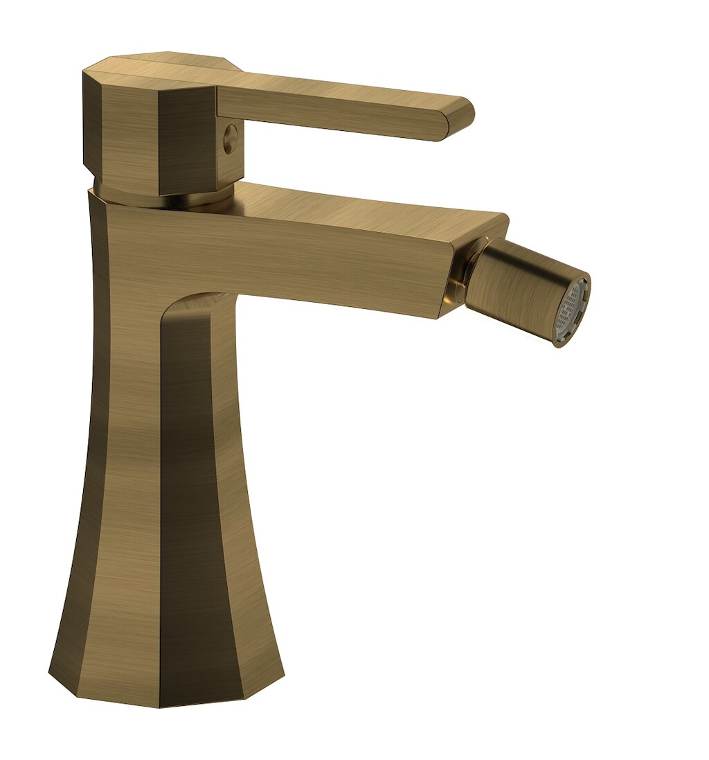 Смеситель для биде на 1 отверстие в комплекте с донным клапаном. WE ARE IB bl220mb Modern Bronze Belmondo 