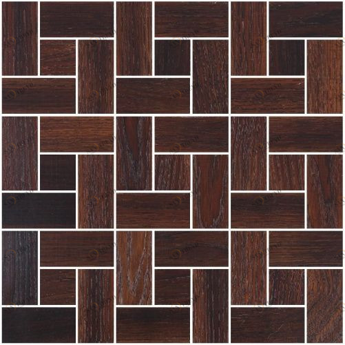 Мозаика и 3D панели из дерева Da Vinci Мозаика Ritmo Thermo Wood 077 Дуб Селект (Гладкая) 324х324 мм 1301100077