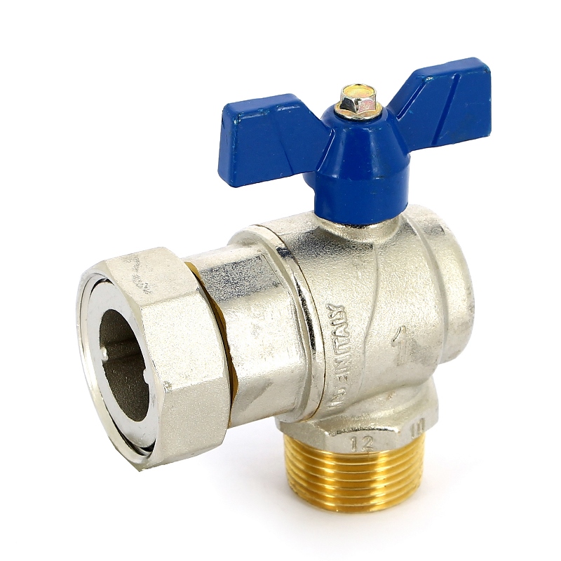 Кран шаровой НВ угловой EVOLUTION бабочка F.I.V. 1"х1"1/4 FIV 6777R085 - Вид №2