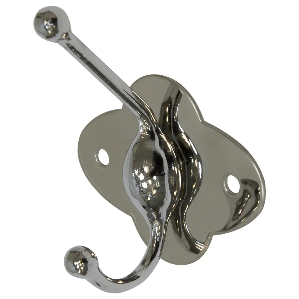 Крючок двухрожковый цвет хром Santreyd STLM-2182574
