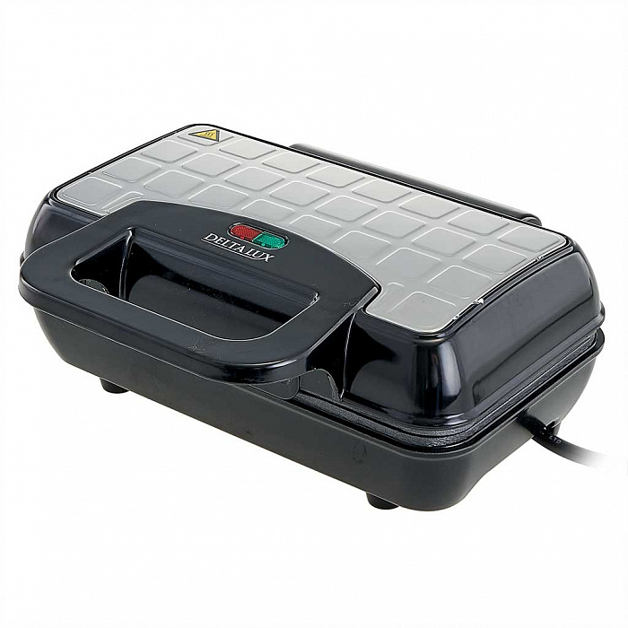 5354123 Вафельница DELTA LUX DE-6400 черный STDN-0137342