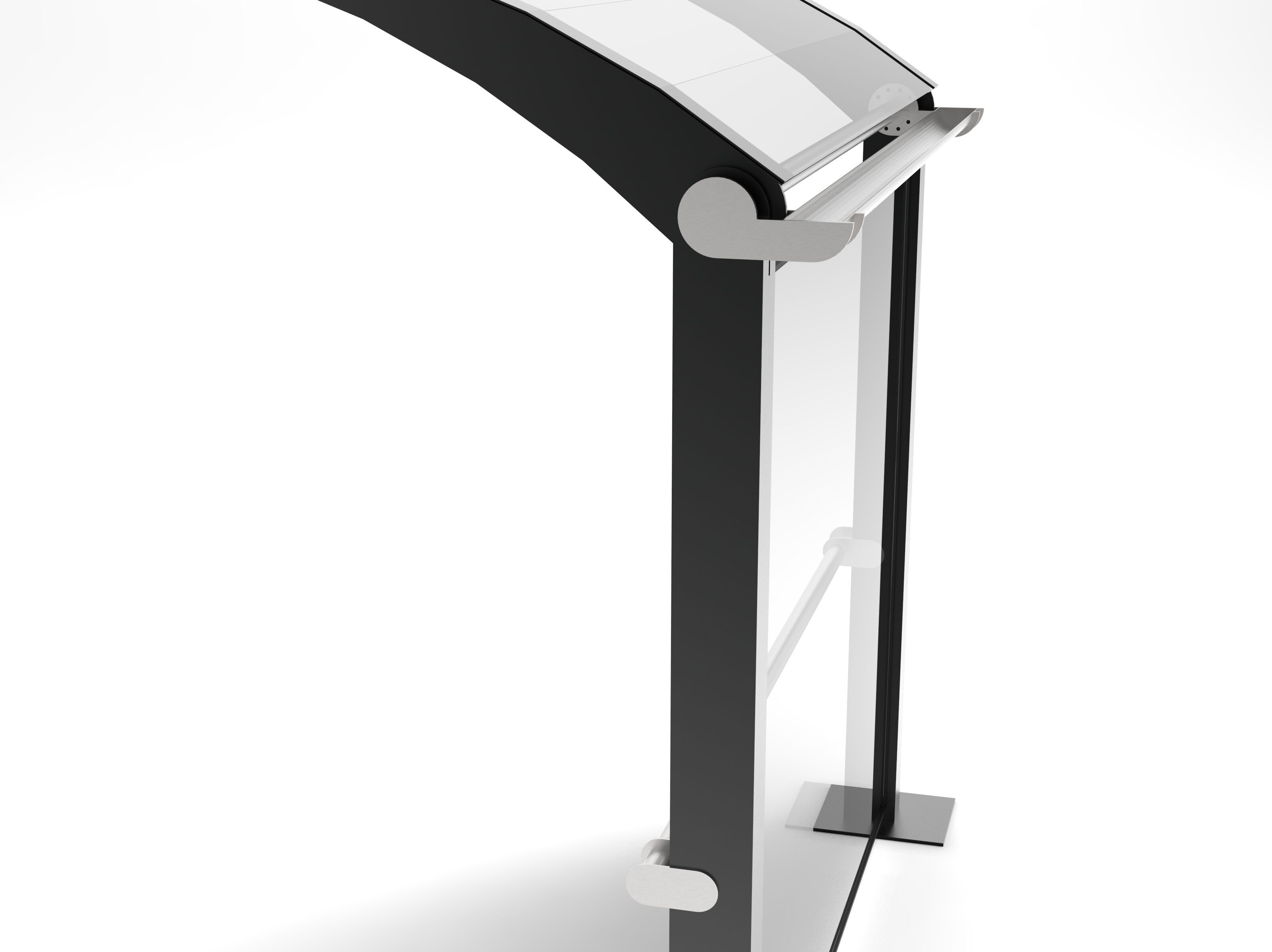 Плексиглас навес для автобусной остановки Viscio Urban Design TOM ARCH-00009618 - Вид №3