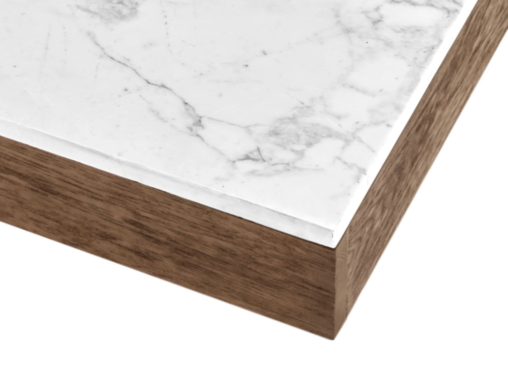 Низкий прямоугольный журнальный столик из дуба и мрамора Serax Rudolph ARCH-00024521 - Вид №10