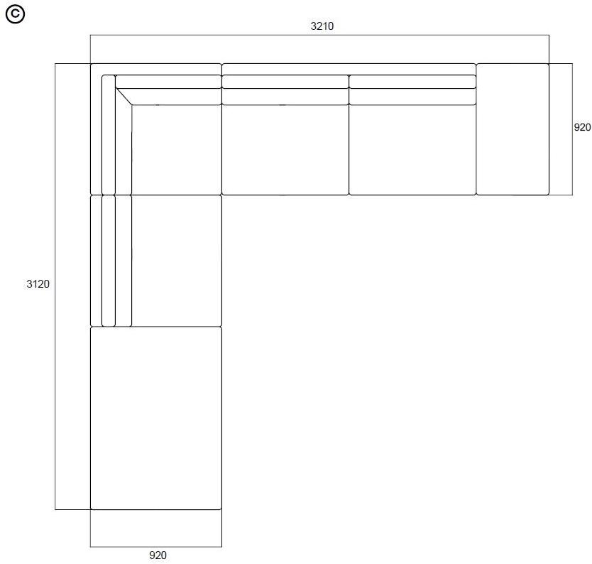 Модульный угловой диван из ткани City Santreyd sun-id-1404136 - Вид №10
