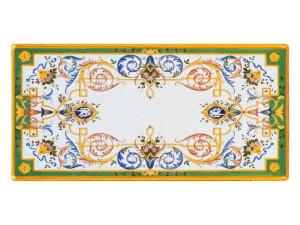 Прямоугольный стол из лавового камня