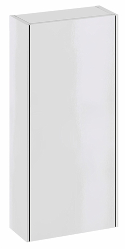 42534 IFO Sense верхний шкаф с дверцей, шпон дуба Черный - Вид №3