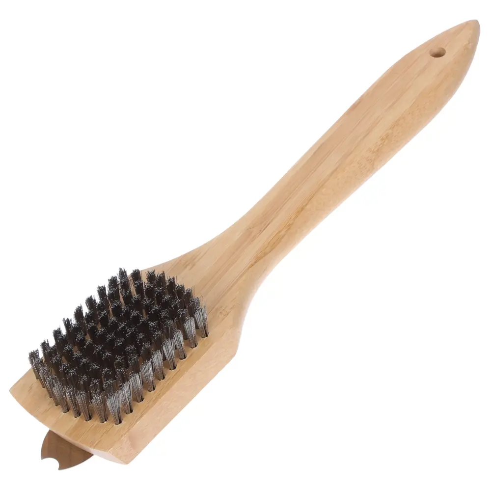 Щётка для чистки гриля Weber 30 см с бамбуковой ручкой STLM-2137898