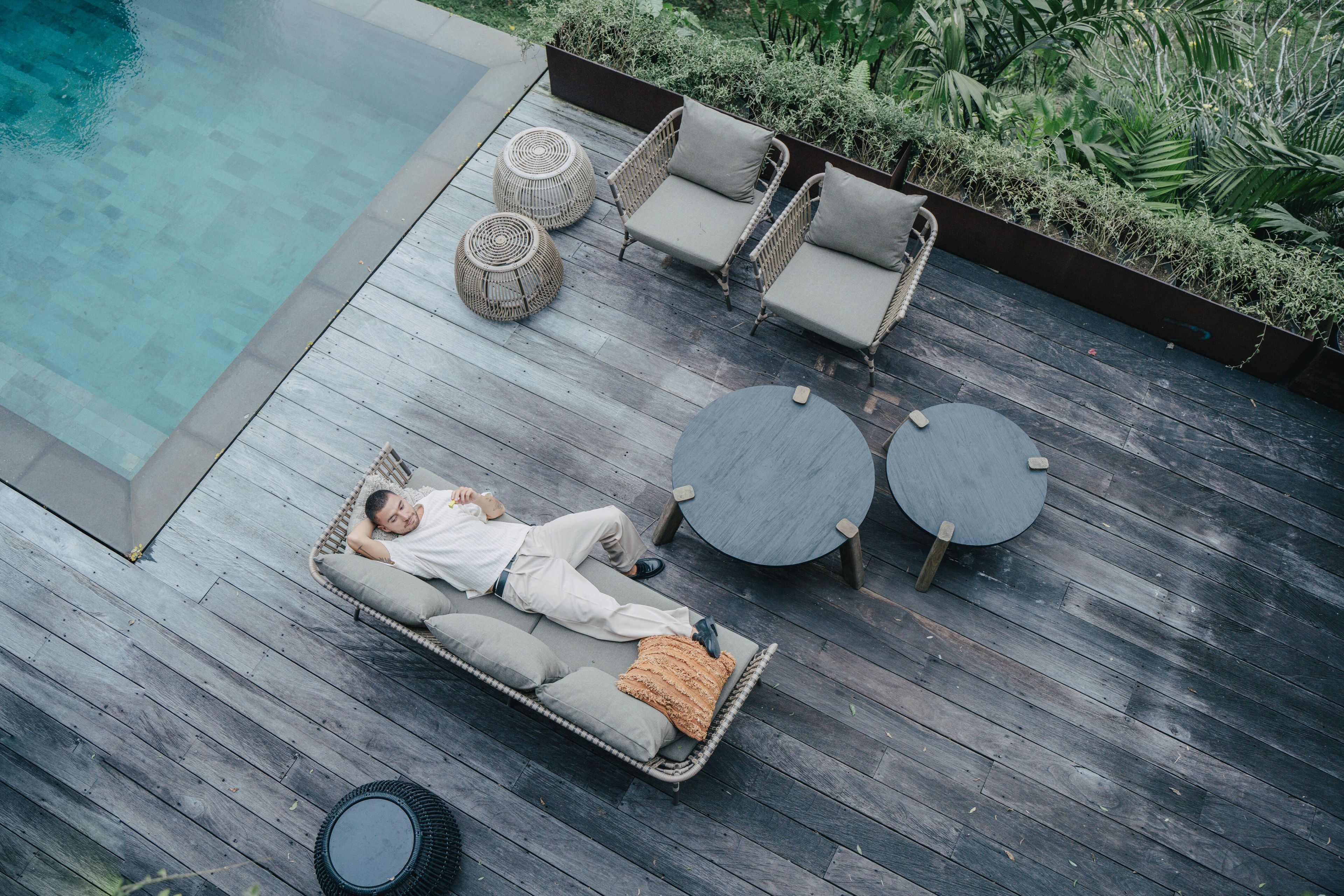 Круглый стол из тикового дерева cbdesign 70 ARCH-00089909 - Вид №5